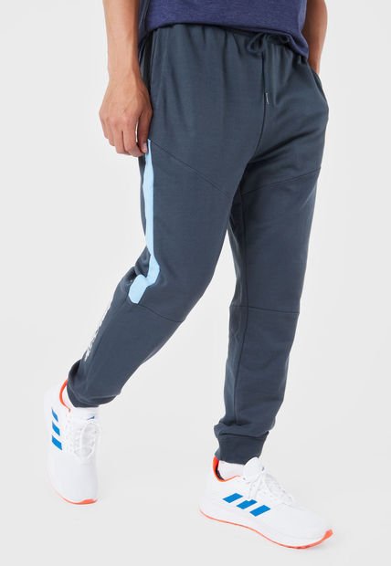 Pantalón Sudadera Gris-Celeste Real Madrid