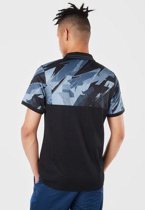 Camiseta Polo Negro-Gris Real Madrid