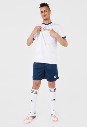 Pantaloneta Azul-Blanco Real Madrid