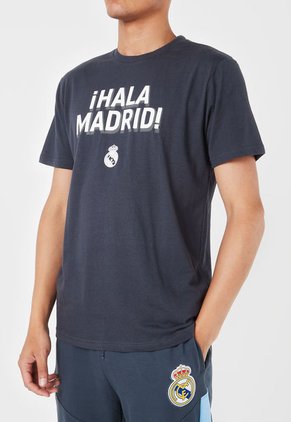 Camiseta Gris-Blanco Real Madrid