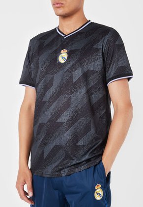 Camiseta Negro-Gris-Lila Real Madrid
