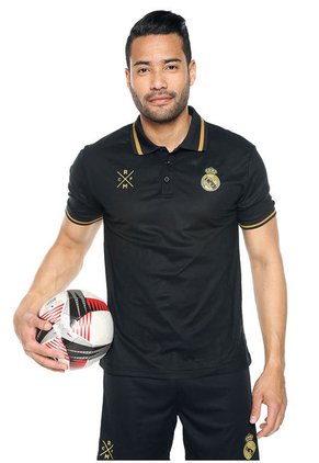 Polo Negro-Dorado REAL MADRID