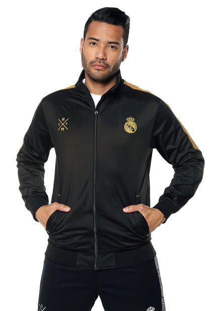 Chaqueta Negro-Amarillo REAL MADRID