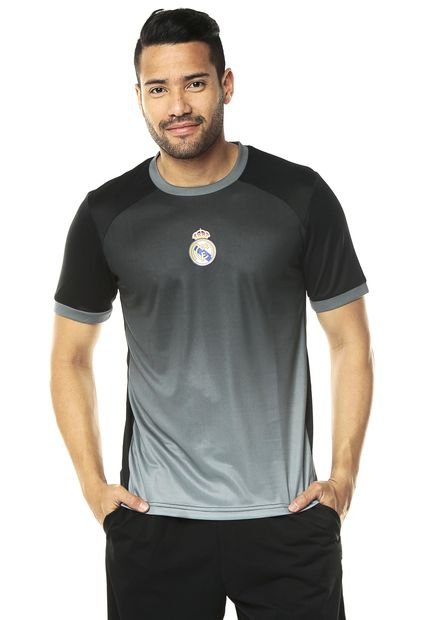 Camisa Negra-Gris REAL MADRID