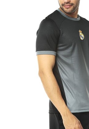 Camisa Negra-Gris REAL MADRID