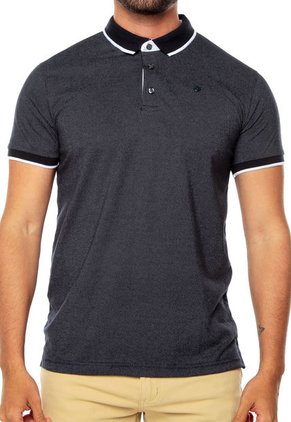 Polo Azul Navy Red Sand