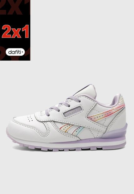 Tenis Reebok Classic Leather Step N Flash Blanco