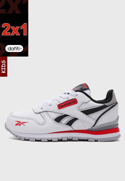 Tenis Reebok Leather Step N Flash Blanco