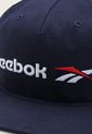 Gorra Azul Navy-Blanco-Rojo Reebok Classics CL Vector Flat Peak de Reebok