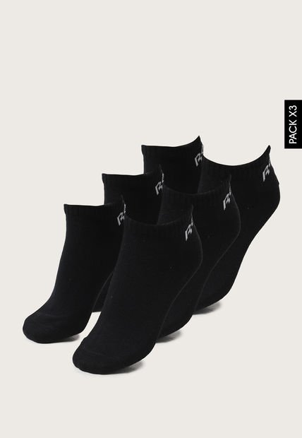 Medias X3 Negro-Blanco Reebok Active Core Low Cut