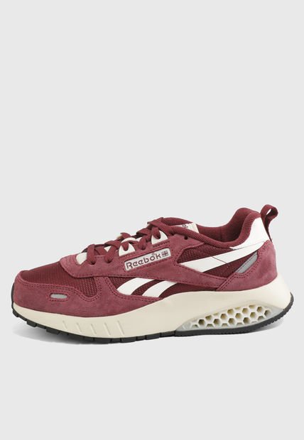 Tenis Lifestyle Borgoña-Marfil-Blanco Reebok Classic Leather Hexalite +