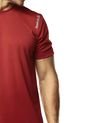 Camiseta Rojo-Gris Reebok SS TEE de Reebok