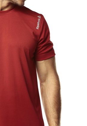 Camiseta Rojo-Gris Reebok SS TEE