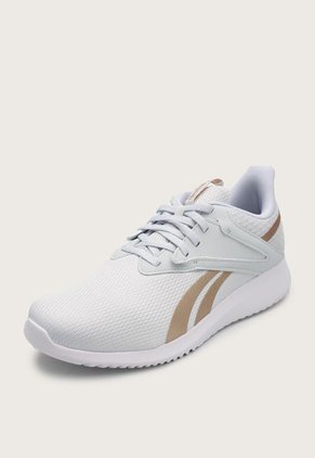 Tenis Training Gris-Blanco-Dorado Reebok Fluxlite