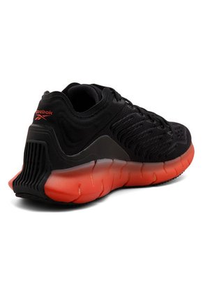 Tenis Running Negro-Naranja Reebok Zig Kinetica