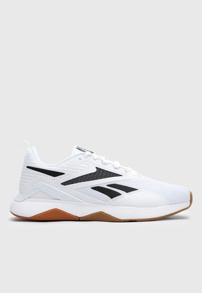 Tenis Training Blanco-Negro-Café Reebok Nanoflex Adventure TR