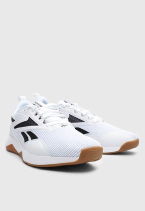 Tenis Training Blanco-Negro-Café Reebok Nanoflex Adventure TR