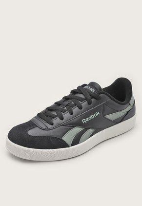 Tenis Lifestyle Negro-Gris-Blanco Reebok Smash Edge S