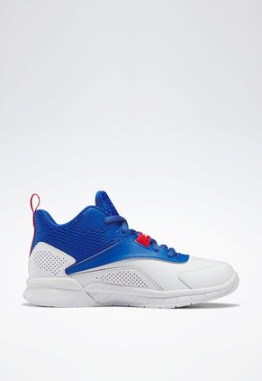 Tenis Basketball Blanco-Azul-Rojo Reebok More Buckets