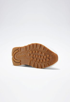 Tenis Running Blanco-Café Reebok Classic Leather Junior