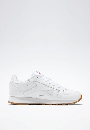 Tenis Running Blanco-Café Reebok Classic Leather Junior