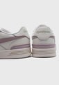 Tenis Lifestyle Beige-Lila Claro Reebok Court Advance Clip de Reebok