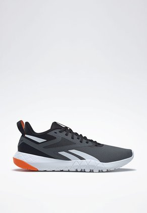 Tenis Training Gris-Blanco-Naranja Reebok Flexagon Force 4