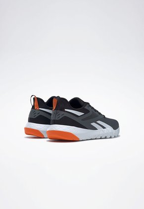 Tenis Training Gris-Blanco-Naranja Reebok Flexagon Force 4