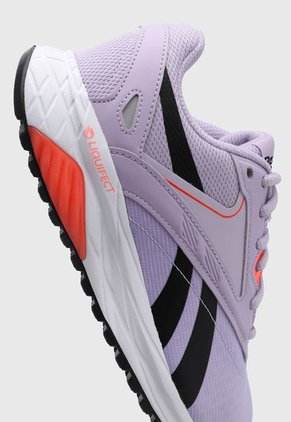 Tenis Running Lila-Coral-Negro Reebok Liquifect 90