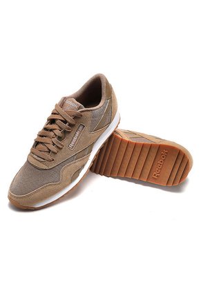 Tenis Running Café Reebok Cl Nylon ripple Mu