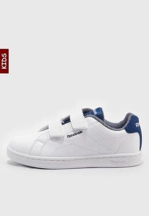 Tenis Lifestyle Blanco-Azul Navy Reebok RBK Royal Complete Clean
