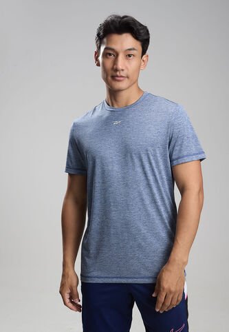 Camiseta Reebok Id Train Melange Azul Reebok