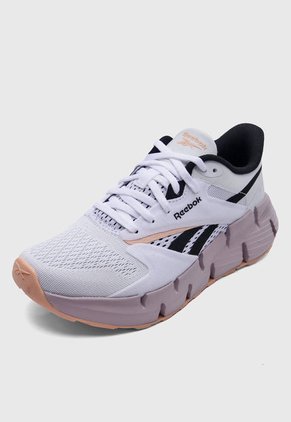Tenis Running Blanco-Lila-Negro Reebok Zig Dynamica 5