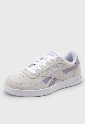 Tenis Lifestyle Beige-Lila-Blanco Reebok Court Advance