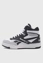 Tenis Lifestyle Blanco-Negro-Gris Reebok BB 4000 II MID de Reebok