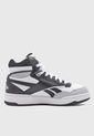 Tenis Lifestyle Blanco-Negro-Gris Reebok BB 4000 II MID de Reebok