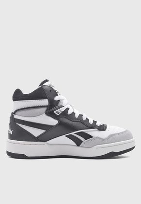 Tenis Lifestyle Blanco-Negro-Gris Reebok BB 4000 II MID