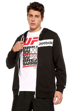 Buzo TRAINING Reebok TE LINEAR LOGO FZ H Negro