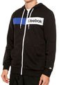 Buzo TRAINING Reebok TE LINEAR LOGO FZ H Negro de Reebok