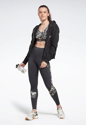 Leggings Gris-Blanco Reebok