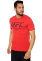 Camiseta Roja Reebok UFC FG LOGO TEE de Reebok
