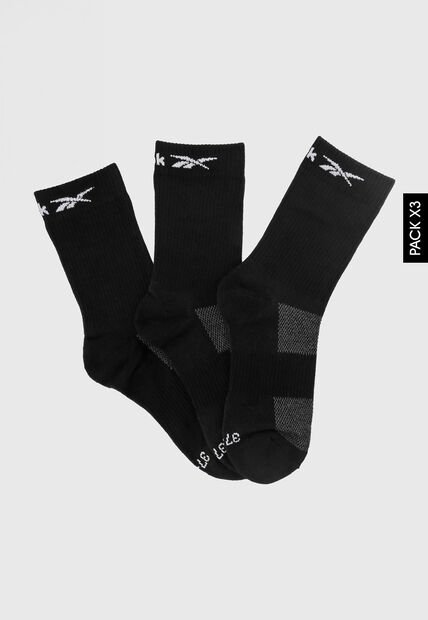 Medias X3 Reebok Negro