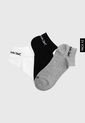 Medias X3 Negro-Blanco-Gris Reebok de Reebok