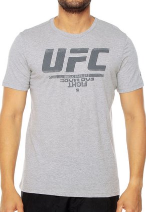 Camiseta Gris Reebok UFC FG LOGO TEE