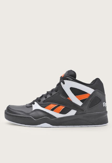 Tenis Lifestyle Negro-Naranja-Blanco Reebok Royal BB4590