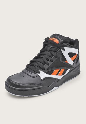 Tenis Lifestyle Negro-Naranja-Blanco Reebok Royal BB4590