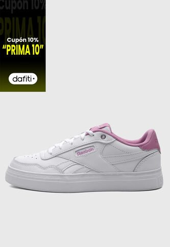 Tenis Lifestyle Beige-Lila Claro Reebok Court Advance Bold Reebok