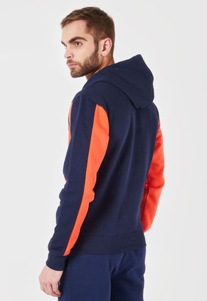 Hoodie Azul Navy- Rojo-Blanco Reebok BB Iverson Fleece
