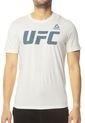 Camiseta Blanco Hueso Reebok Ufc Fg Logo Tee de Reebok