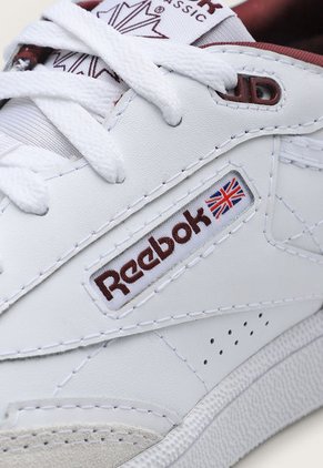 Tenis Lifestyle Blanco-Vinotinto Reebok Classics Club C Mid II